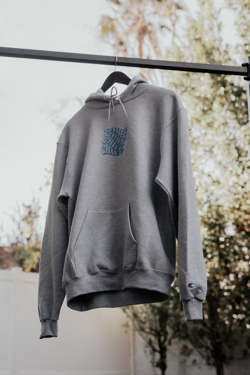 CHIEF X ECO® CHIEF HOODIE (GREY) CHAMPION BAND AUTHENTIC –